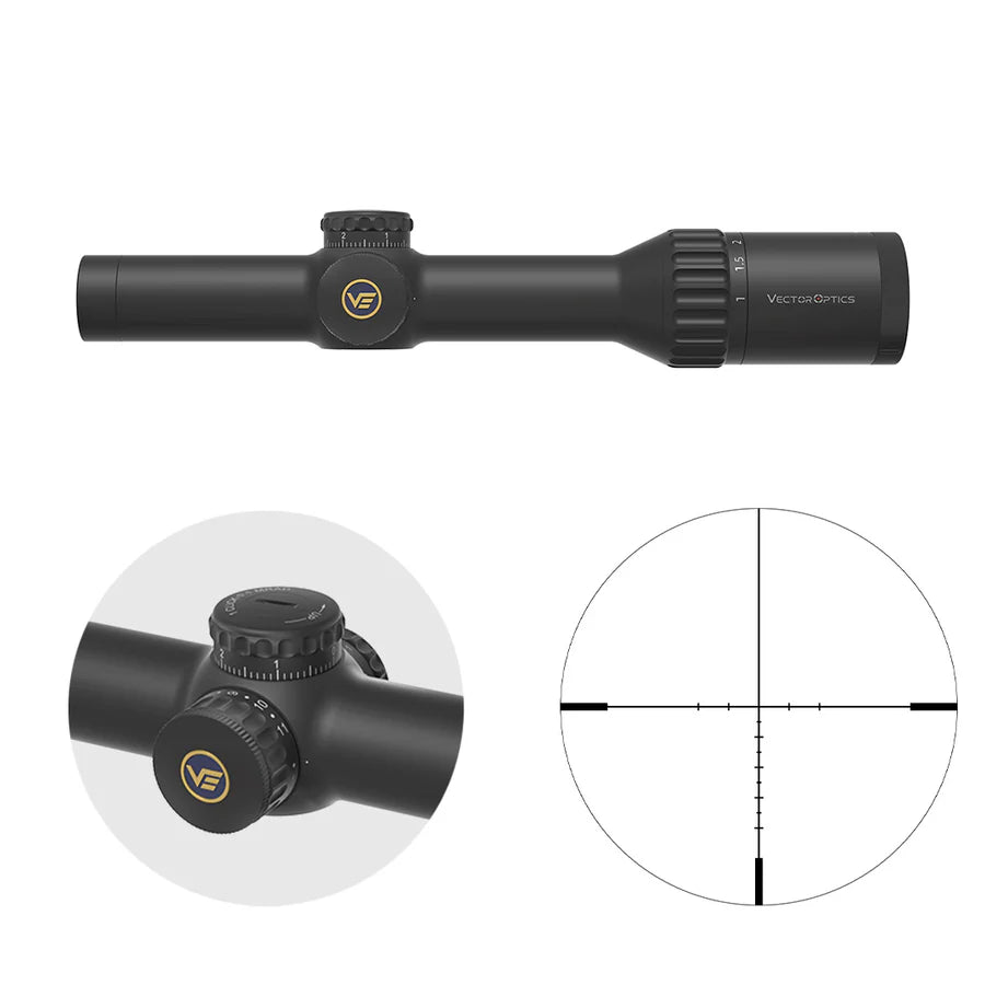 Vector Optics Continental 1-10x24i ED Fiber Zielfernrohr