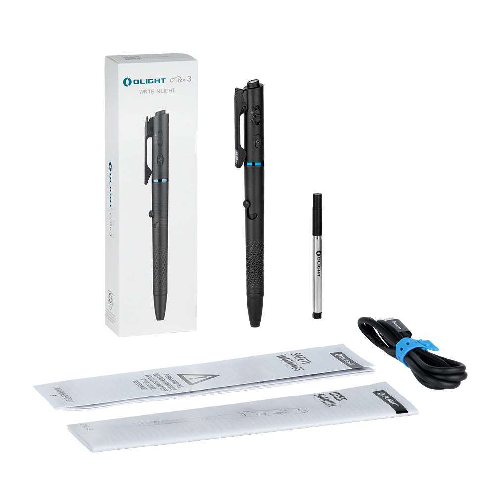 Olight O'Pen 3 | multifunktionale Stiftlampe | 120 lm + grüner Laser