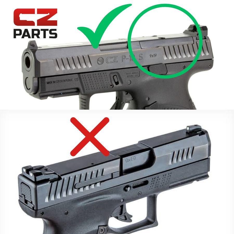 CZ P-10 OR Adapterplatte | Shield RMSc Footprint