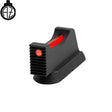 CZ Shadow 2 Korn mit Fiberoptik | 7.5 x 1.0 mm