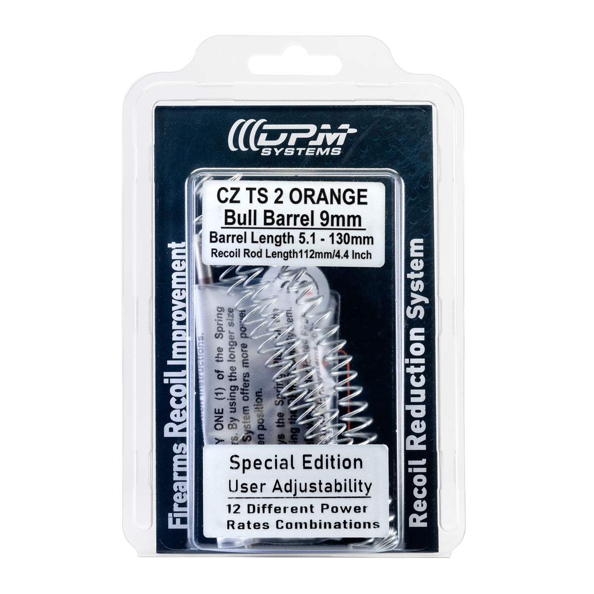 CZ TS 2 Orange [9x19] einstellbares Rückstoßdämpfungssystem DPM