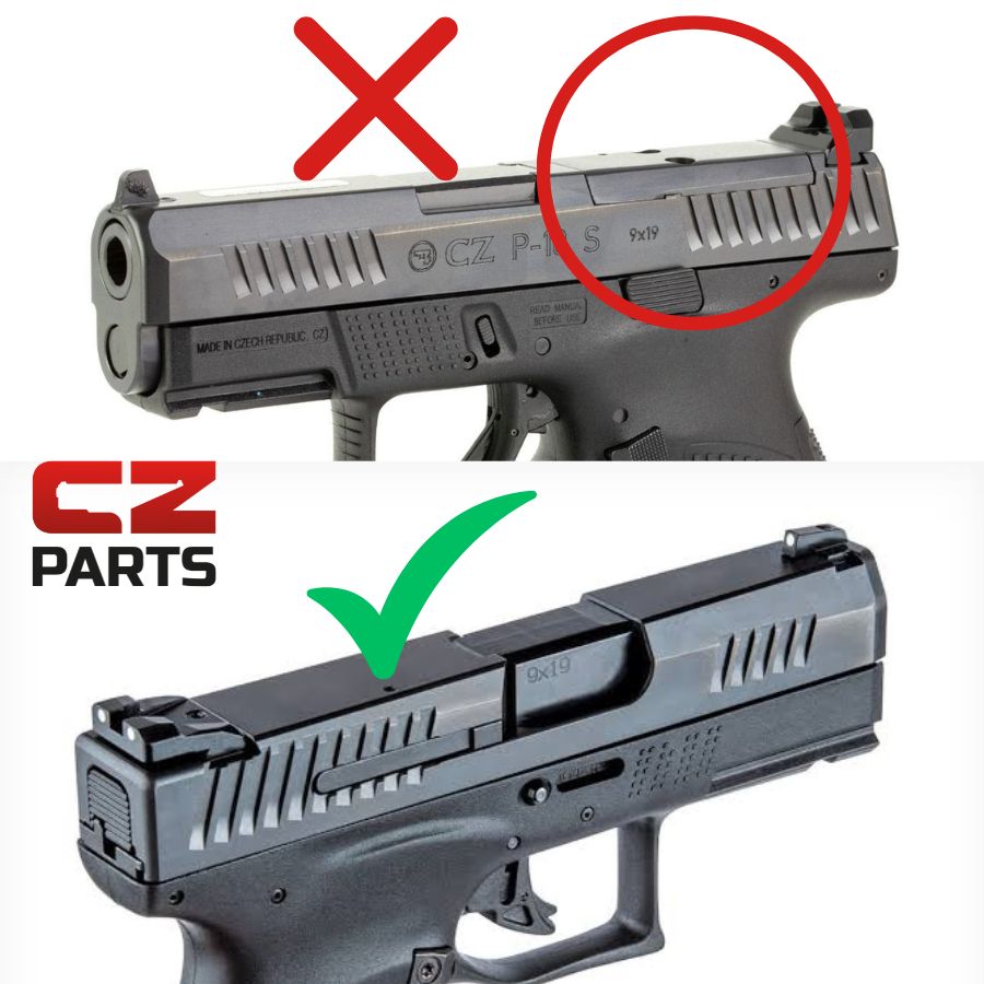 CZ P-10 Rotpunktmontage | Trijicon RMR Footprint 