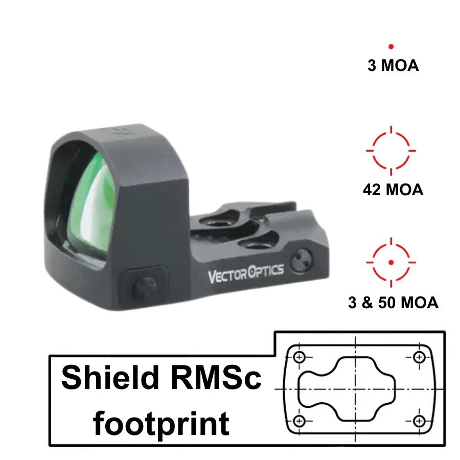 Vector Optics Frenzy-S 1x17x24 MOS Multi Reticle Rotpunktvisier