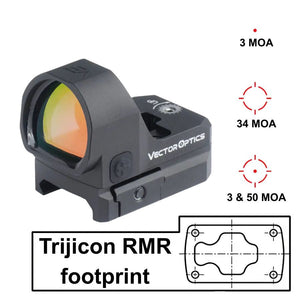 Rotpunktvisiere mit Trijicon RMR-Fußabdruck
