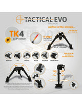 Taktisches Zweibein Combat TK4 6,5-9"