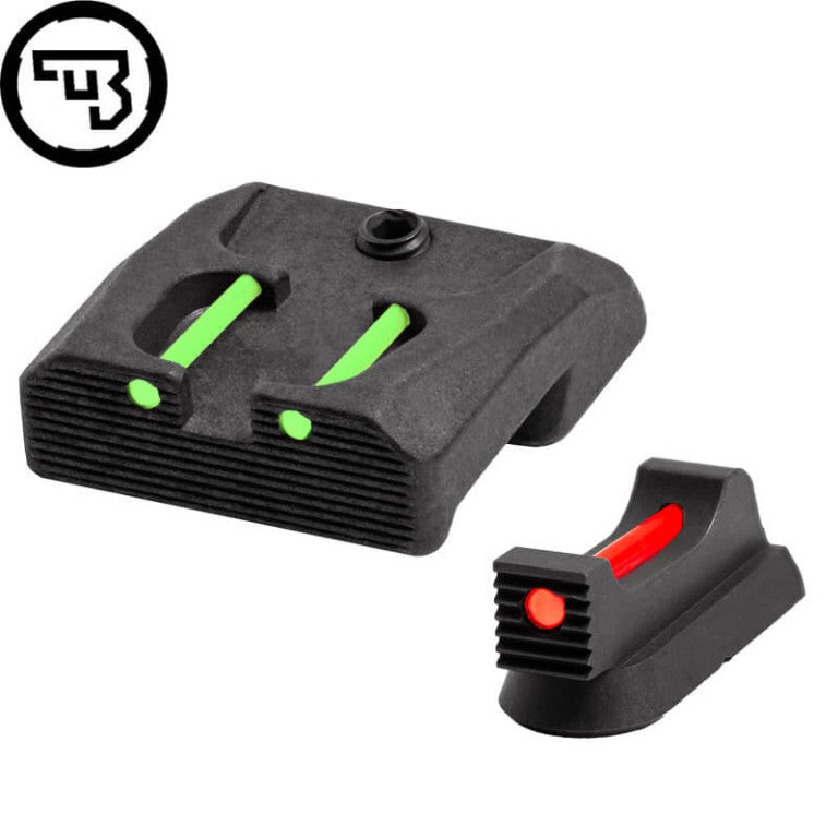 CZ 75B, CZ P-01, CZ 75 SP-01 feste Visierung mit Fiberoptik | Typ B