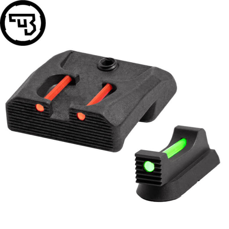 CZ 75B, CZ P-01, CZ 75 SP-01 feste Visierung mit Fiberoptik | Typ B