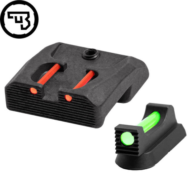 CZ 75B, CZ P-01, CZ 75 SP-01 feste Visierung mit Fiberoptik | Typ B