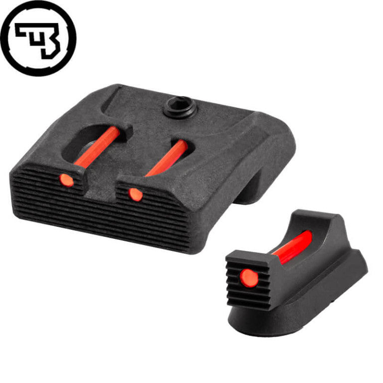 CZ 75B, CZ P-01, CZ 75 SP-01 feste Visierung mit Fiberoptik | Typ B