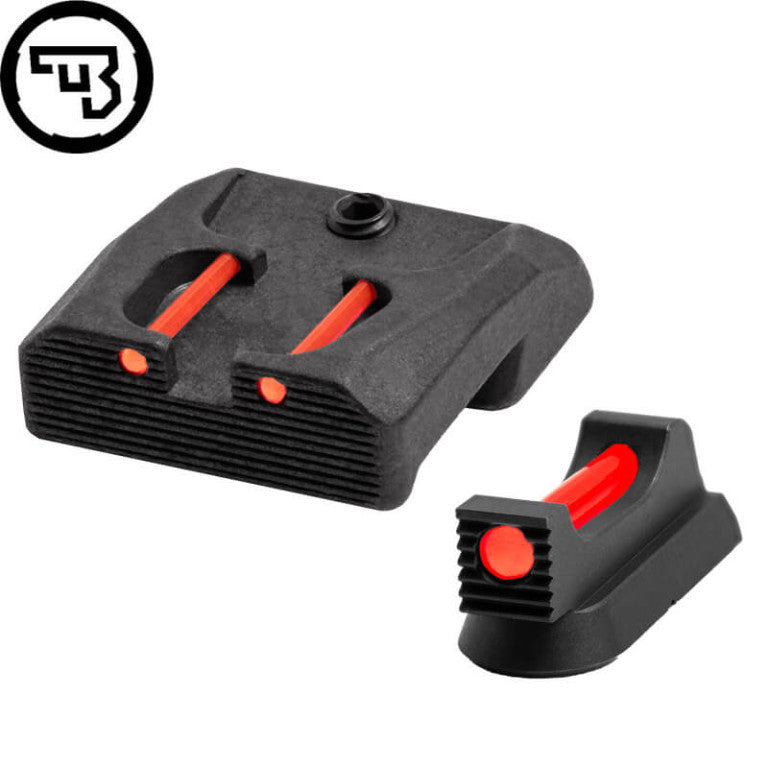 CZ 75B, CZ P-01, CZ 75 SP-01 feste Visierung mit Fiberoptik | Typ B
