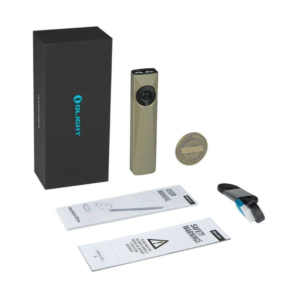 Olight Arkfeld Ultra | flache 3-in-1 EDC-Taschenlampe | 1.400 lm