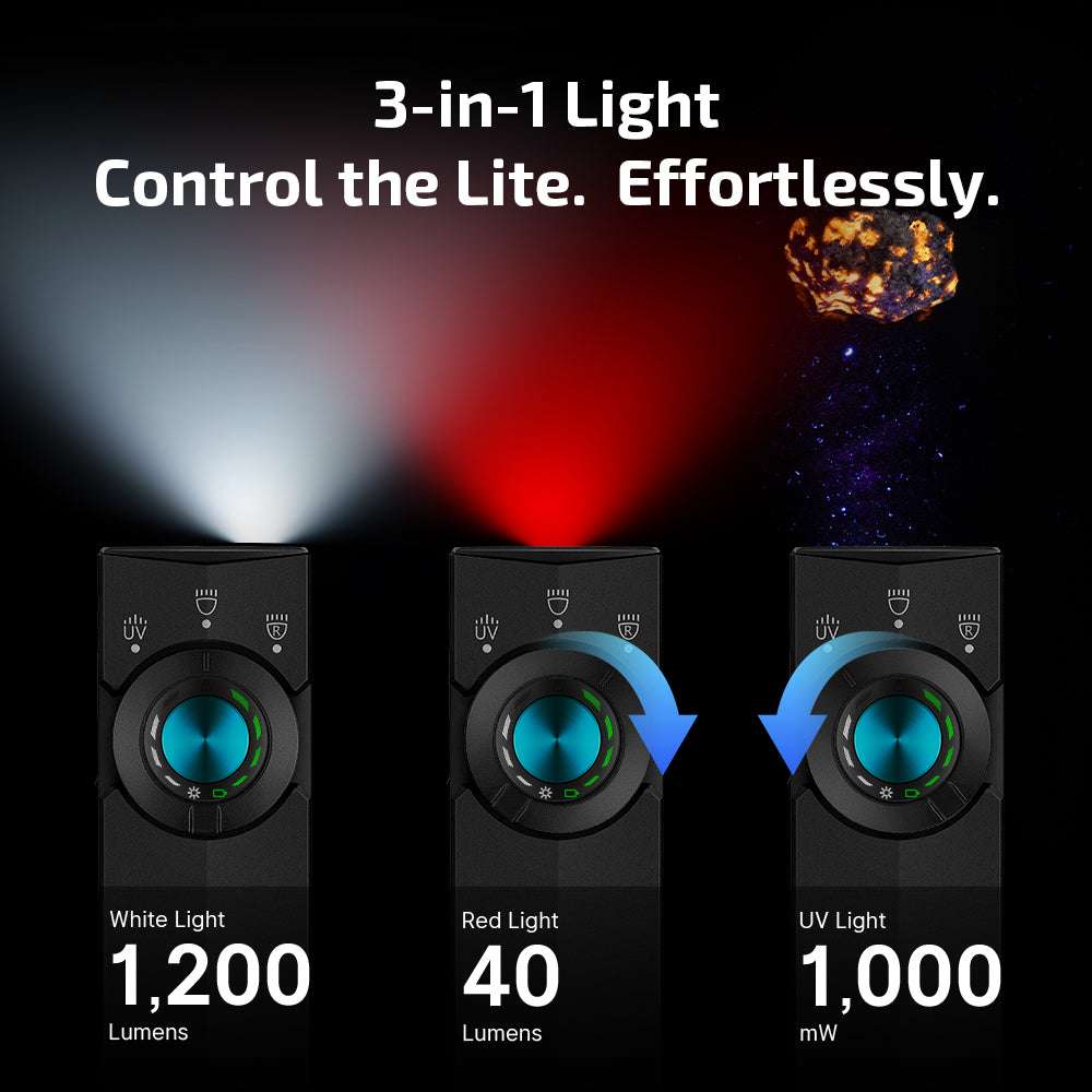 Olight ArkPro Lite | flache 3-in-1 EDC-Taschenlampe | 1.200 lm