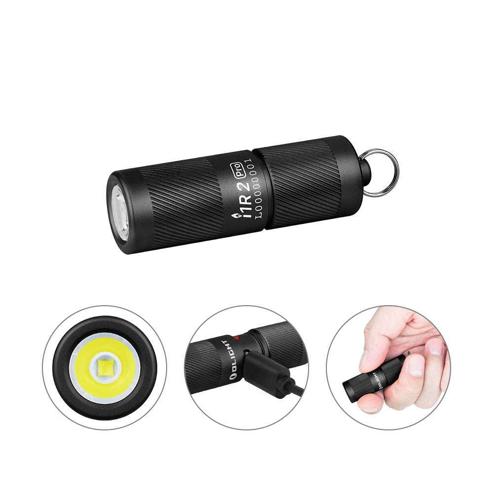 Olight i1R 2 Pro | wiederaufladbare Schlüsselbund-Taschenlampe | 180 lm