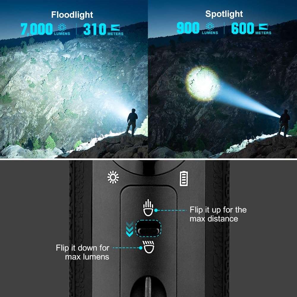 Olight Marauder Mini | mehrfarbige wiederaufladbare Taschenlampe | 7.000 lm