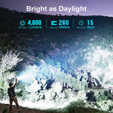 Olight Seeker 4 Pro | leistungsstarke Taschenlampe | 4.600 lm