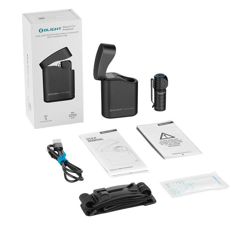 Olight Perun 3 Mini Premium | wiederaufladbare Stirnlampe | 1.250 lm