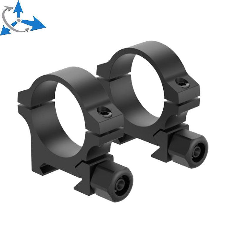 30mm Zielfernrohrmontageringe | Picatinny-Schiene mit Schraubmutter JK-N